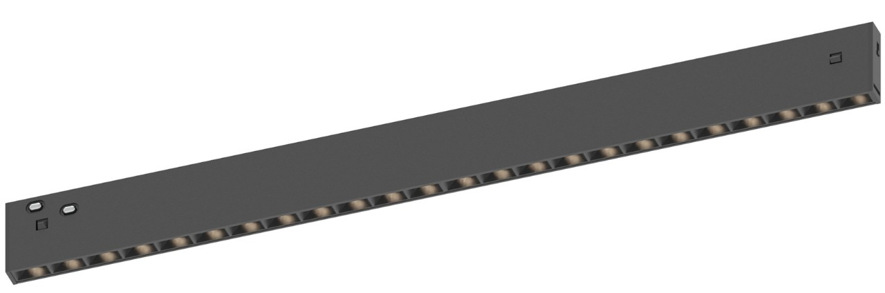 Long magnetic louvre light