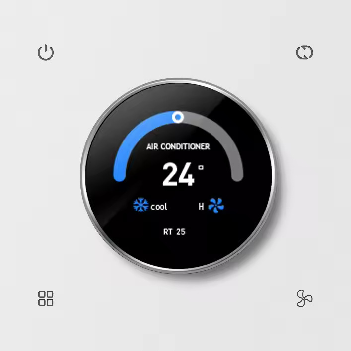 Air conditioner wall control
