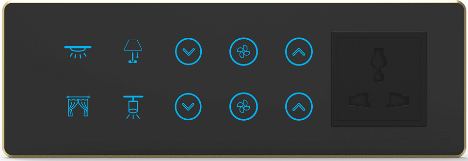 Four button scene switch