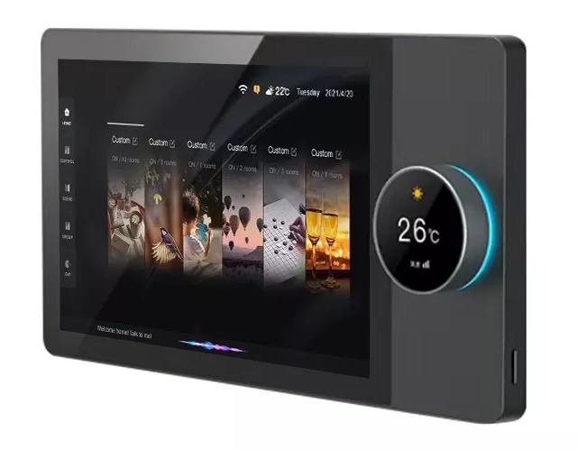 Premium touchscreen with knob