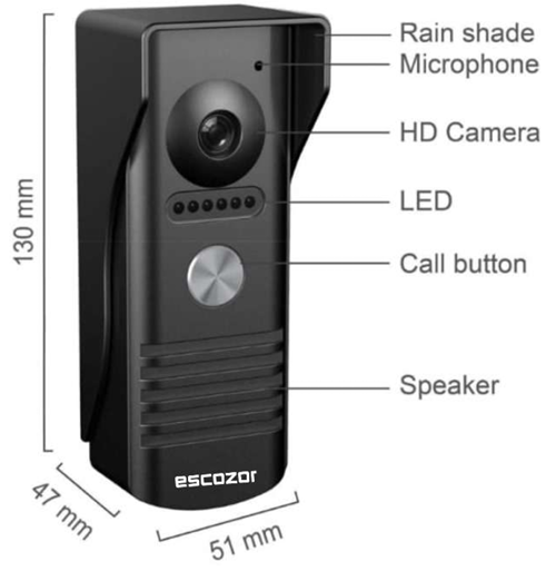 Video doorbell station